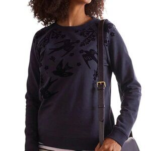 Boden - The Sweatshirt - Navy/Magical Bird - EUC